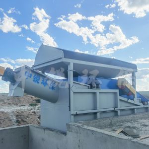 內(nèi)蒙古振動式砂石分離機安裝完工